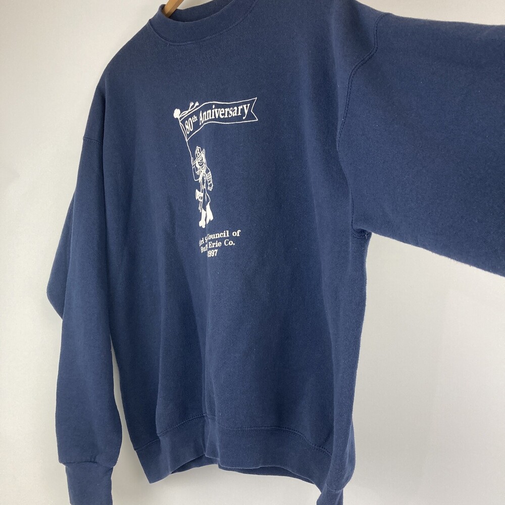 VTG 90s Girl Scouts WNY Erie County Buffalo NY Adult XL Crew Neck Sweatshirt - Picture 4 of 5